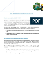 Medio Ambiente Biótico y Abiótico y Norma Iso 14001