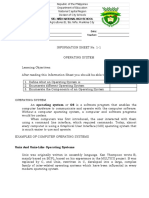 TLE ICT 10 - Operating System - Activity Sheet