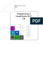 Programming in Visual Studio 2017 C# - Combined PDF