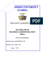 CUZL226 Business Law Module