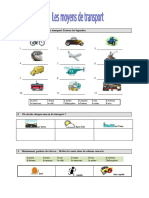 Fiche de Travail - Transport