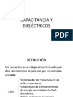 Capacitancia y Dielectricos