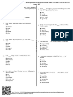 522 - Adjectives Test Exercises Multiple Choice Questions With Answers Advanced Level 23