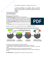 EXERCICIOS - Farmacodinâmica S