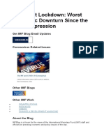 The Great Lockdown: Worst Economic Downturn Since The Great Depression