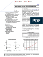 TMP61 ±1% 10-kΩ Linear Thermistor With 0402 and 0603 Package Options