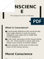 Conscienc E: The Subjective Norm of Morality