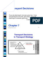 Chapter 7 Trasportation Decision