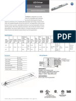 Advance Xitanium 40W Linear LED Driver With ComfortFade and Auxiliary Output Datasheet XI040C110V054PST2 (PAd-19090DS) PDF