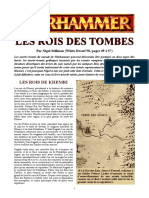 WFB5 - Liste D' Armee - Rois-Des-Tombes (wd58) + RG - Les Parchemins (WD 66)