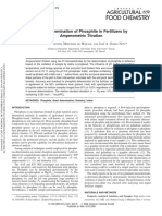 Direct Determination of Phosphite in Fertilizers by Amperometric Titration