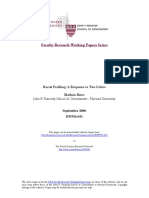 Faculty Research Working Papers Series: Racial Profiling: A Response To Two Critics Mathias Risse