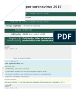 PRIMER EXAMEN Enfermedad Por Coronavirus 2019