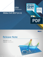 Midas Civil 2017 V 11 Release Note