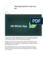 What Is GBWhatsApp and How To Use It On Android Phones