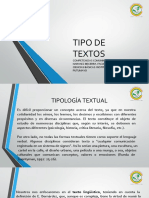 Tipo de Textos