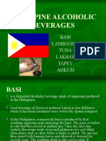 Philippine Alcoholic Beverages: Basi Lambanog Tuba Laksay Tapey Agkud