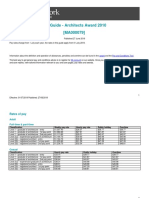 Architects Award Pay Guide