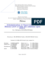 Administration Et Supervision D'un R Eseau LAN 'A L'aide Des Solutions Open Source PDF