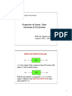 Properties of Linear, Time-Invariant (LTI) Systems: EGR 320: Signals & Systems Lecture 6: Feb. 7, 2011