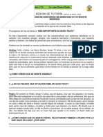 2° SESION DE TUTORÍA 1° y 2° Secundaria 16 DE ABRIL