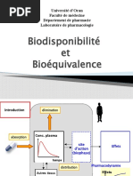 7 Biodisponibilité Et Bioéquivalence 2015 Pharmacie