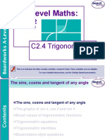 C2.4 Trigonometry 1