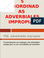 7-Teorã A-Proposiciones Subordinadas Adverbiales Impropias