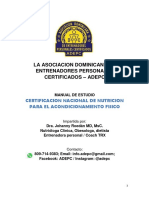 Manual Certificacion Nacional de Nutricion - Adepc 2019 PDF