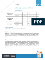 Lista de Chequeo Sistemas Integrados de Gestión.