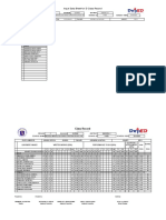 Input Data Sheet For E-Class Record: Region Division District School Name School Id School Year