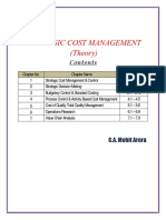 Final Strategic Cost Management Theory PDF