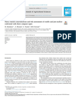 Heavy Metals Concentrations and Risk Assessment of Rose - 2017 - Annals of Agric