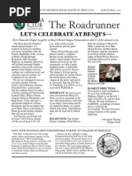 The Roadrunner: Let'S Celebrate at Benji'S