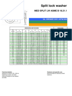 Split Lock Washer: Med Split LW Asme B 18.21.1