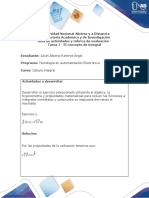 Solución Actividad 1 Concepto de Integral