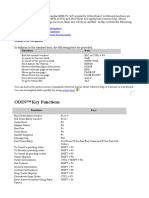 Odion Key Functions