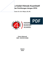 Tugas Metode Kuantitatif - Dicky Wahyudi