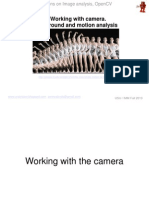 OpenCV Lections: 7. Working With Camera. Background and Motion Analysis