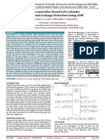 A Microcontroller Based LPG Cylinder Booking and Leakage Detection Using GSM