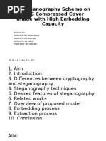 A Steganography Scheme On JPEG Compressed Cover Image With High Embedding Capacity