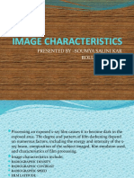 IMAGE CHARACTERISTICS of Dental X Rays