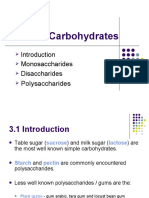 4.0 Carbohydrates: Monosaccharides Disaccharides