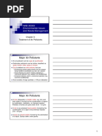 NKB 30303 Environmental Issues and Waste Management: Major Air Pollutants