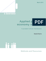 Applied Political Economy Analysis: Methods and Resources