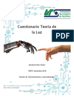 Cuestionario Teoria de La Luz