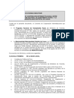 Modelo Convenio MUNI-PNSR Estrategia de Cloración