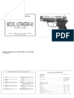 Manual For Star Bonifacio Echeverria, S.A. Model 205 "Ultrastar" 9 MM or .40 S&W Caliber