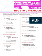 Complemento Circunstancial para Primer Grado de Secundaria