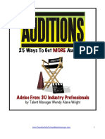 (HWC) 25 Ways To Get MORE Auditions Ebook PDF